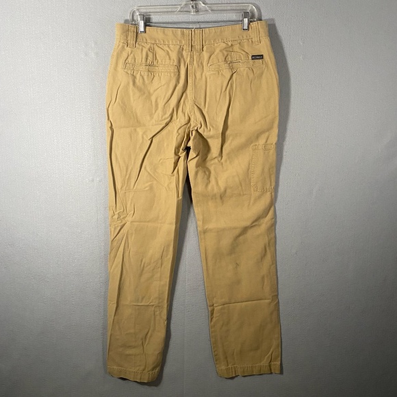 Columbia Sportswear Straight Leg Khaki Utility Tan Pants Mens 34 X 34 - Picture 5 of 10